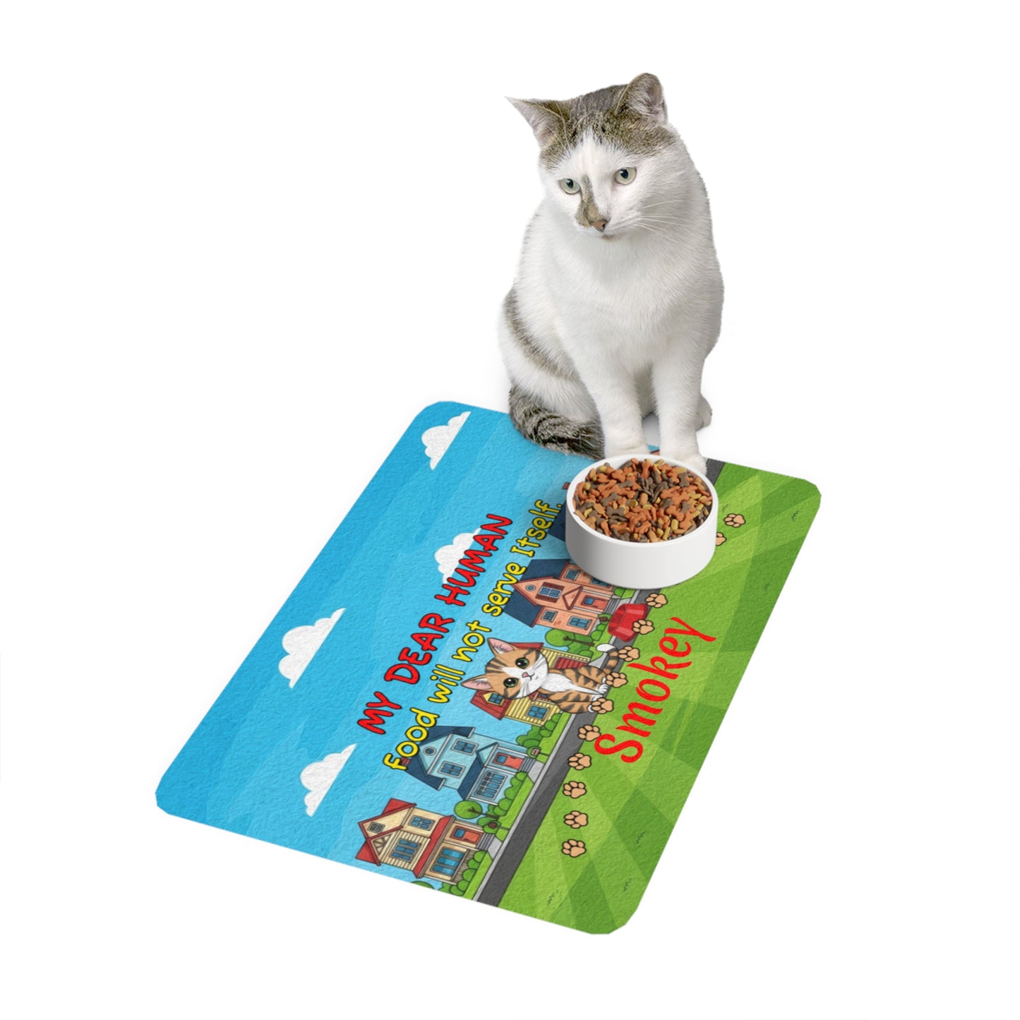 Personalised Pet Food Mat (12x18)