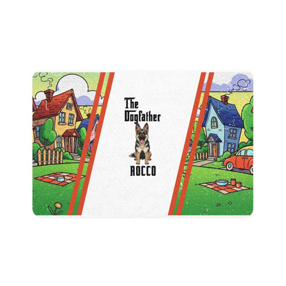 The Dogfather Personalized Pet Food Mat (12x18)