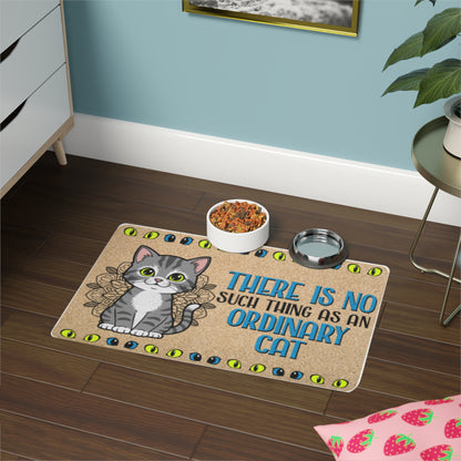 Cat Food Mat – 12x18 Non-Slip Pet Placemat