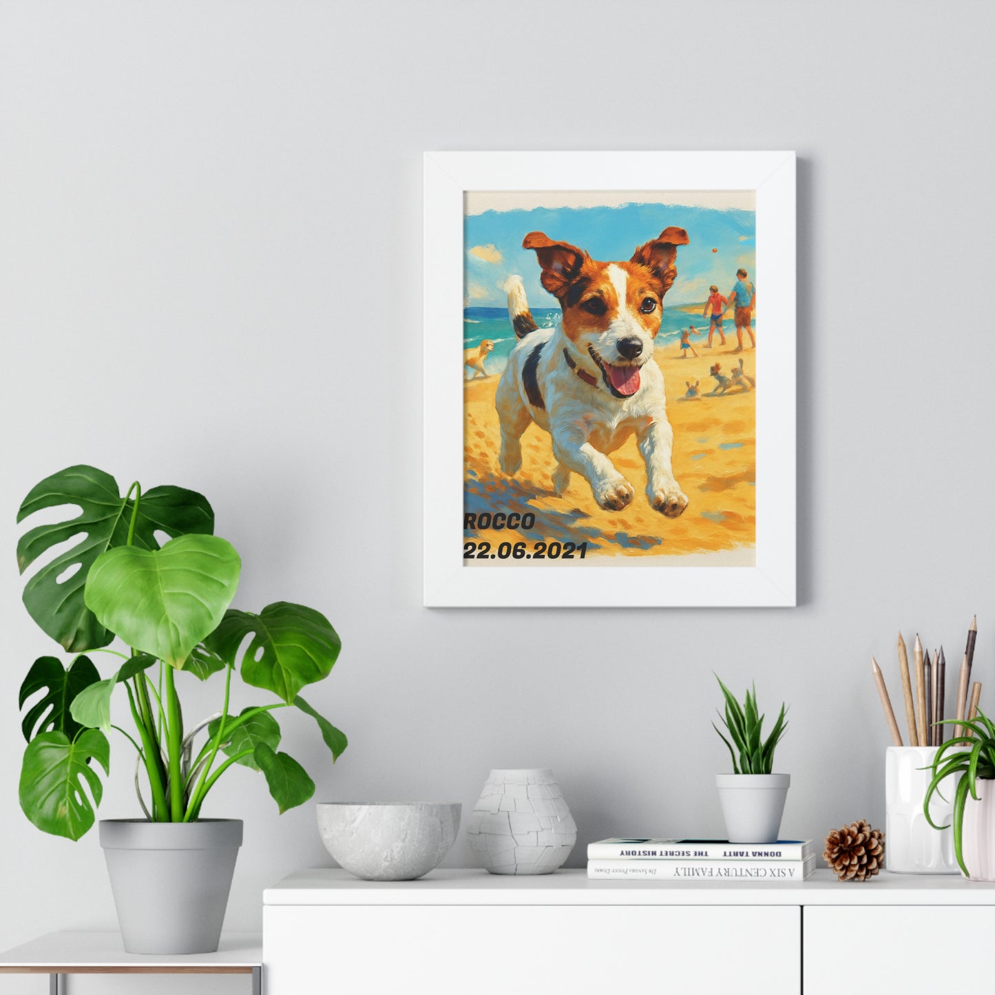 Personalized Dog Framed Poster