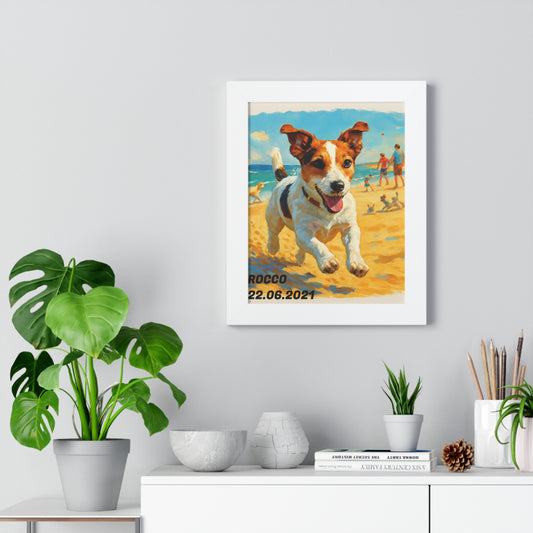 Personalized Dog Framed Poster