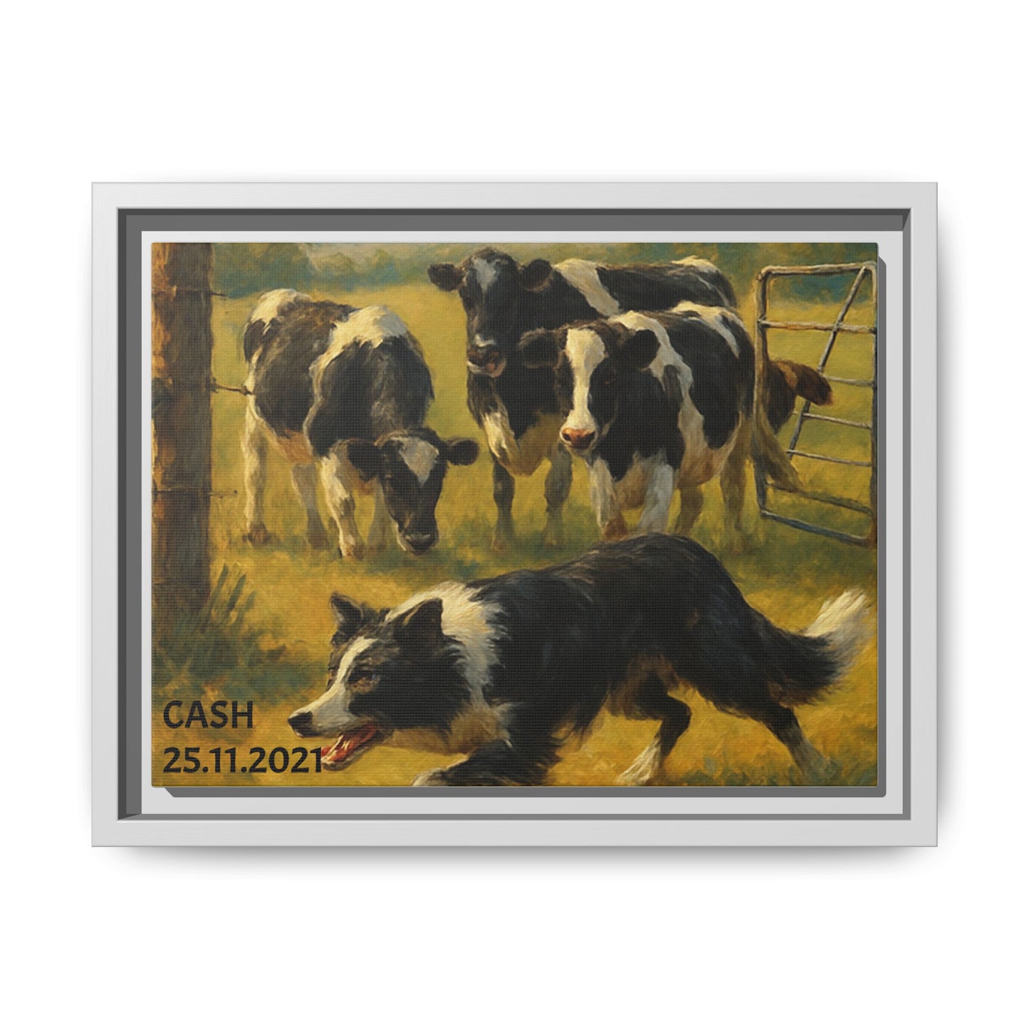 Custom Pet Portrait Framed for Animal Lovers
