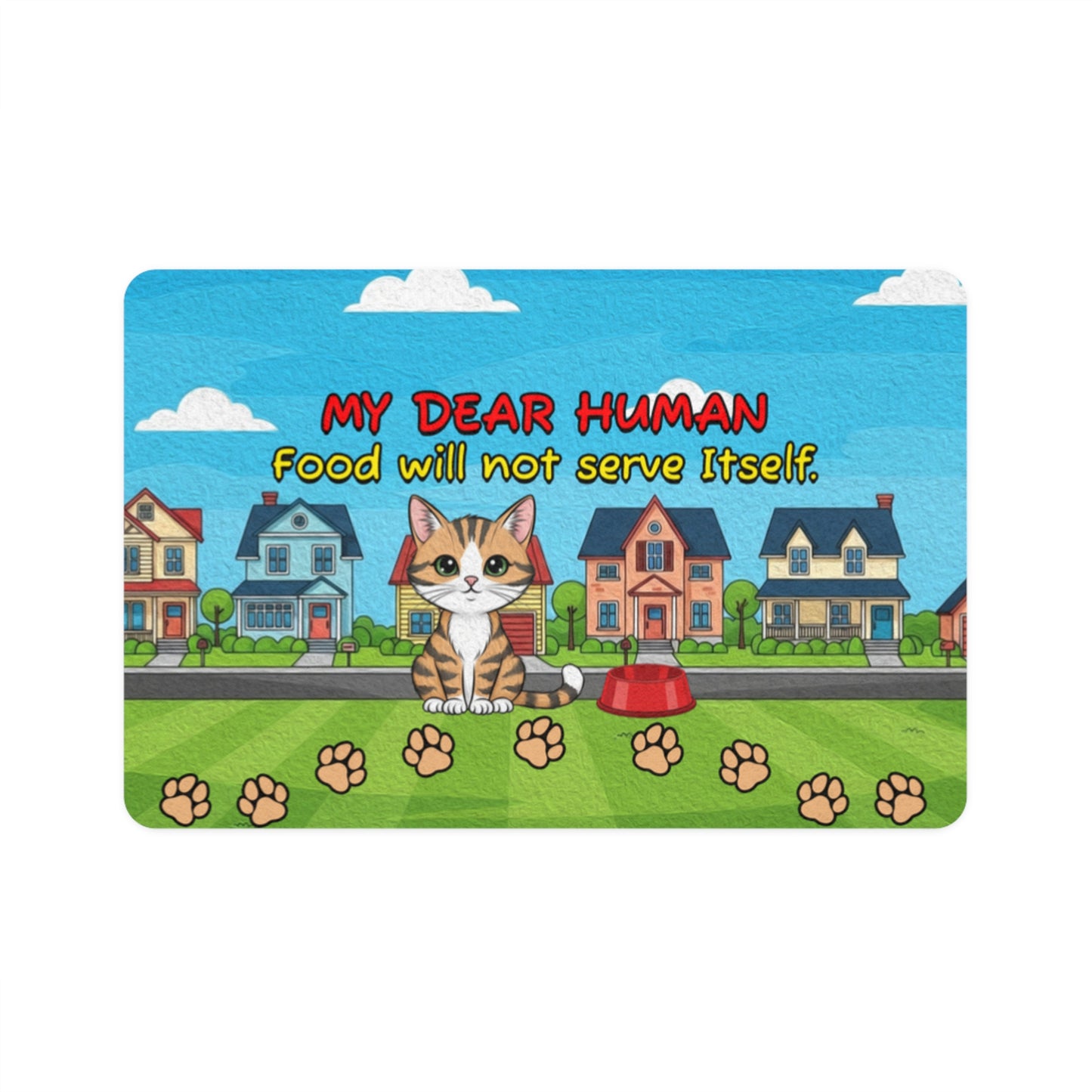 Pet Food Mat — (12x18)
