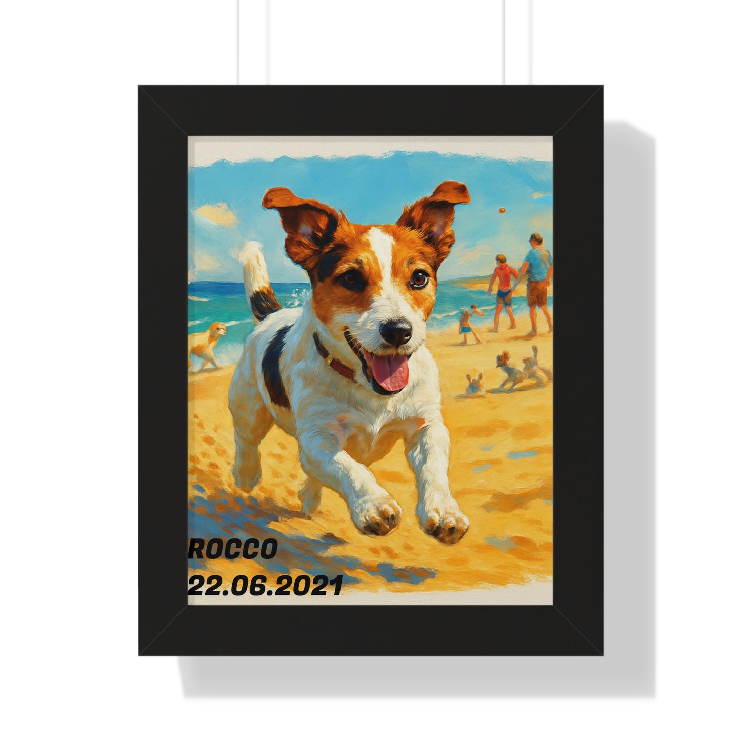 Personalized Dog Framed Poster