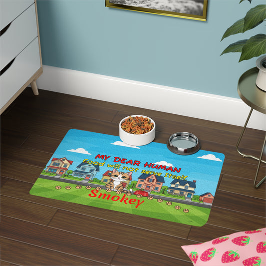 Personalised Pet Food Mat (12x18)