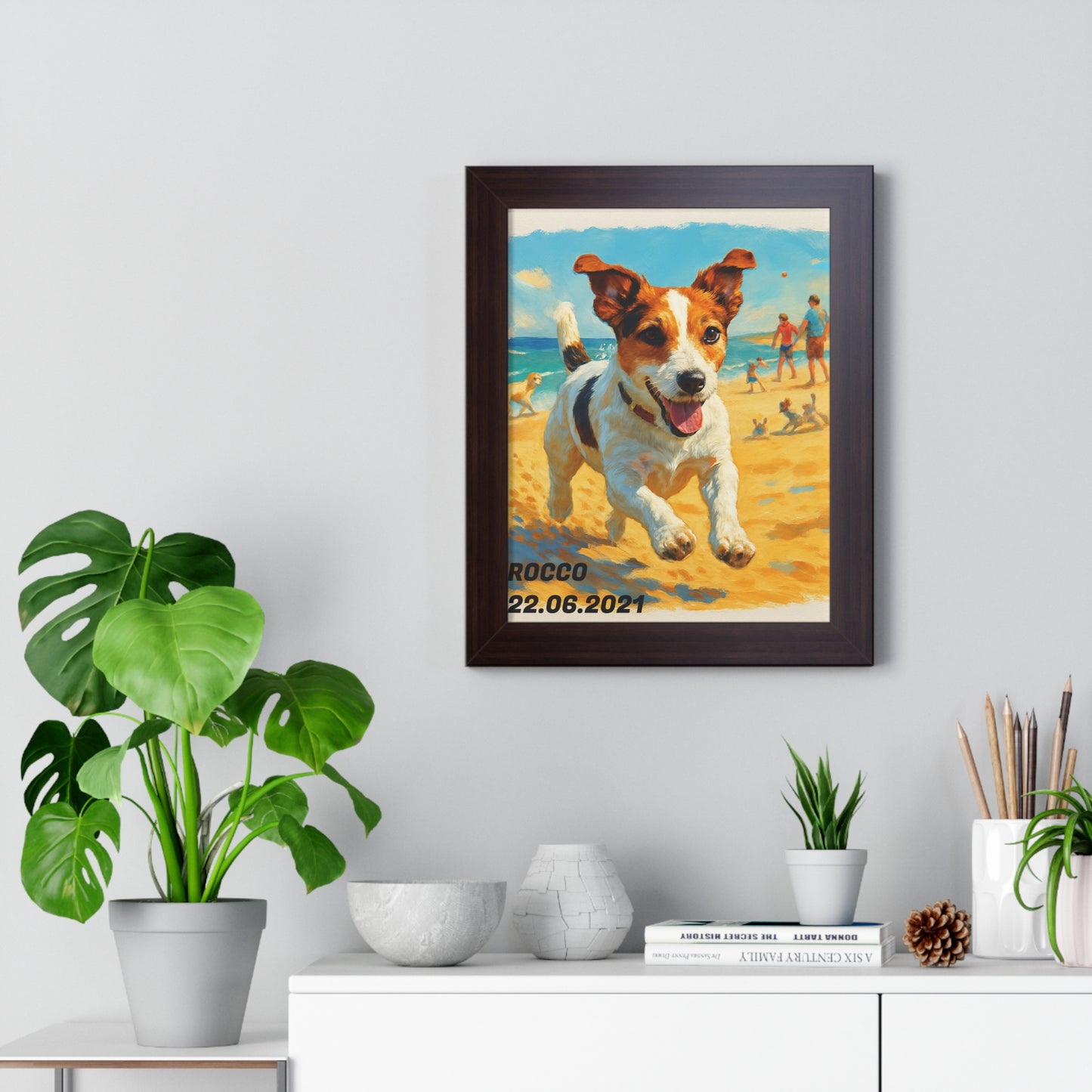 Personalized Dog Framed Poster