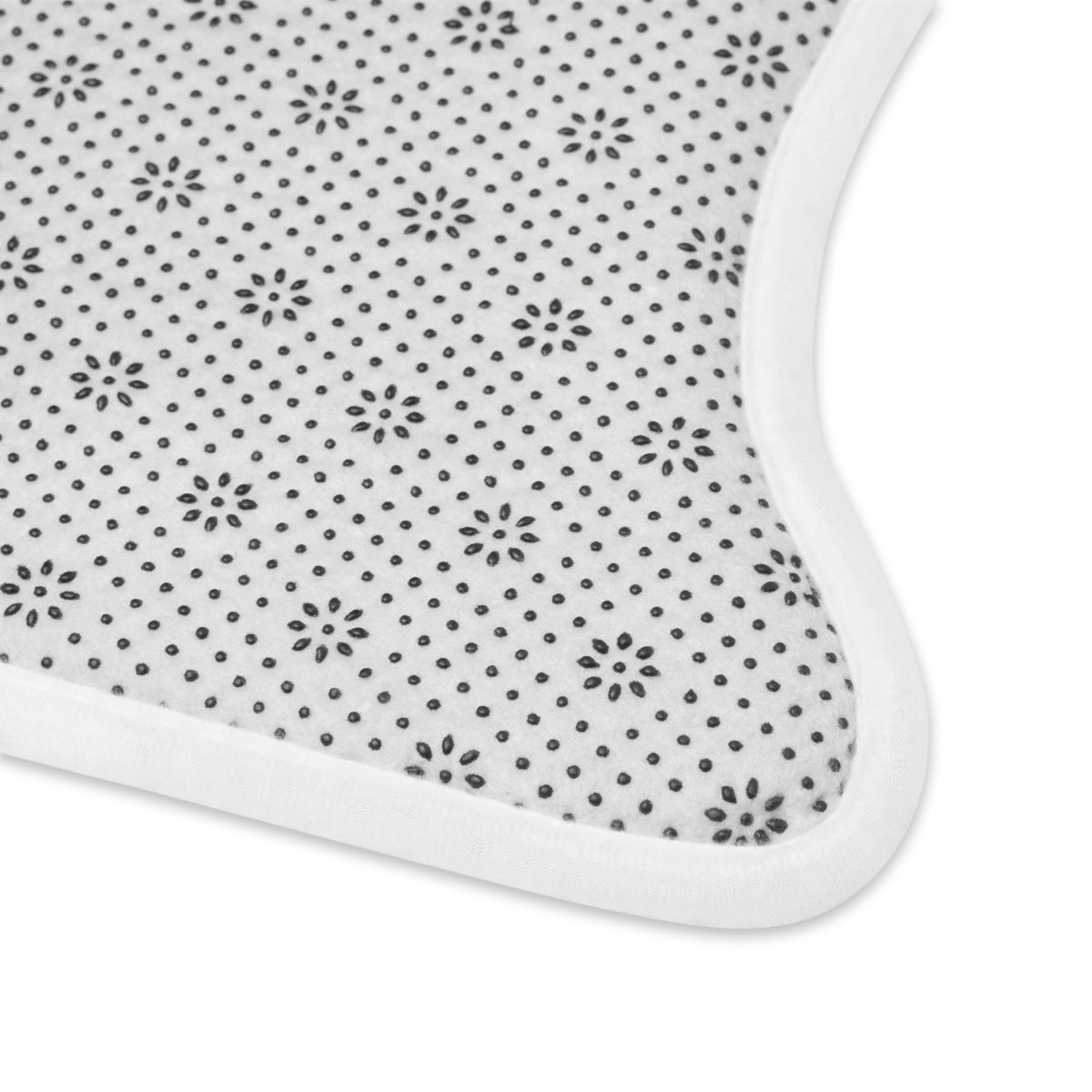 Personalized Pet Feeding Mat — Custom Name & Paw Print Dog Food Mat (Gray)