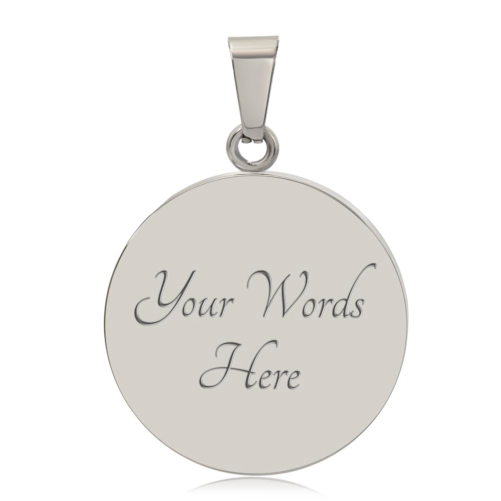 Disc Pendant for Necklace