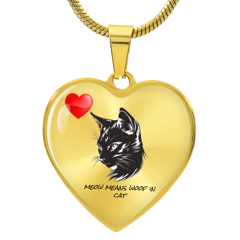 Luxury Graphic Heart Pendant