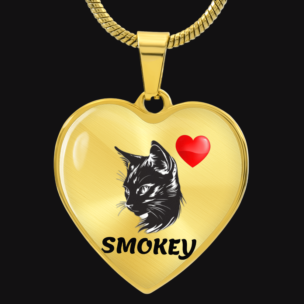 Luxury Graphic Heart Necklace