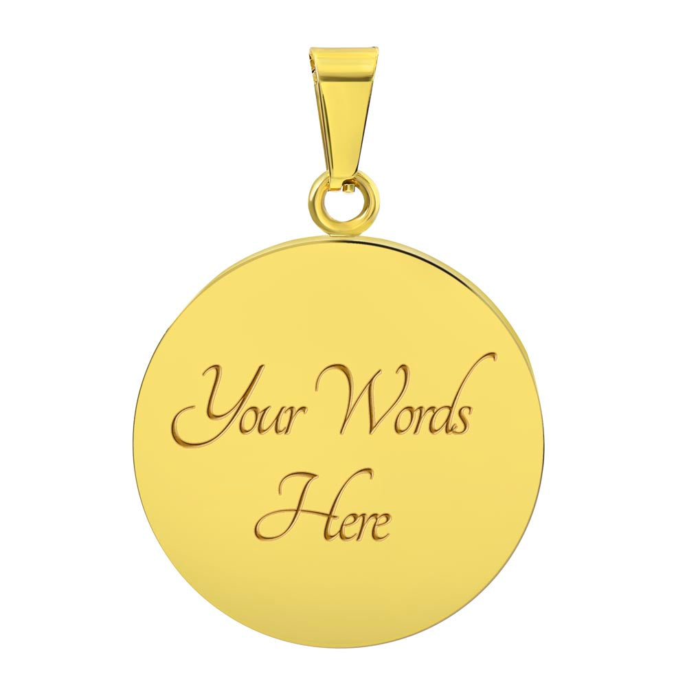 Disc Pendant for Necklace