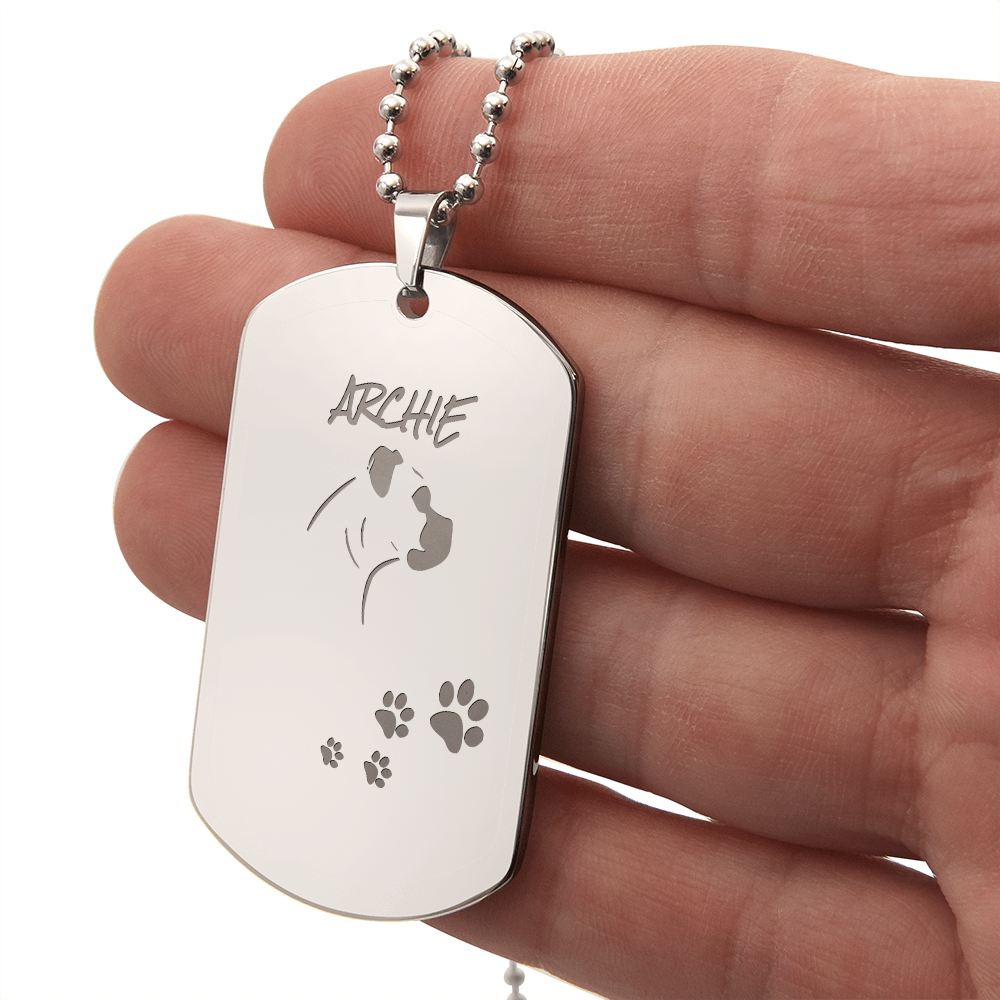 Luxury Dog Tag Necklace