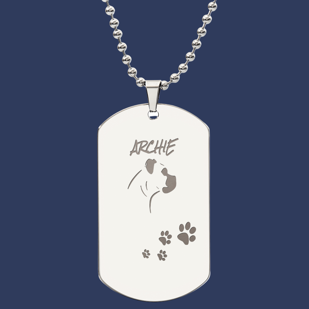 Luxury Dog Tag Necklace