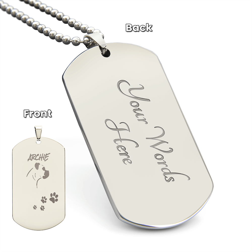 Luxury Dog Tag Necklace