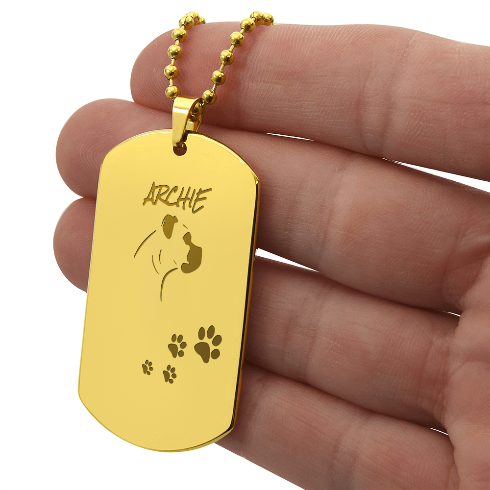 Luxury Dog Tag Necklace